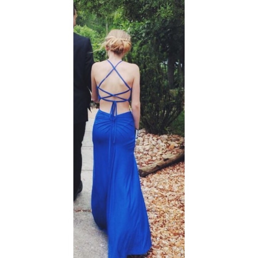 Satin prom dress